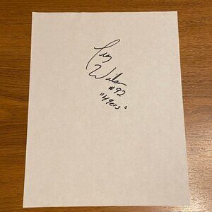 Troy Wilson #92 San Francisco 49ers Original Autograph